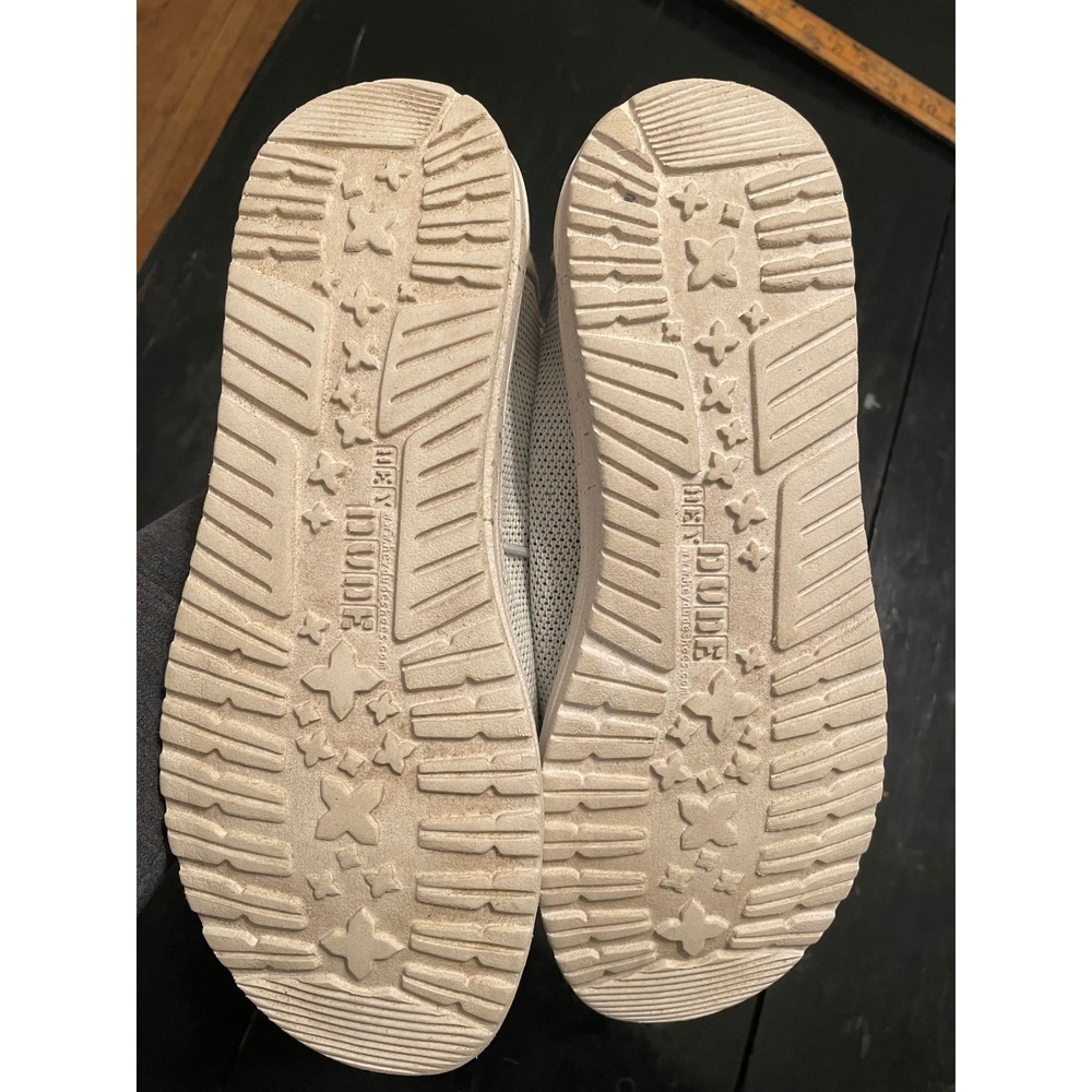 Hey Dude Wally Sox Shoes Stone White Lightweight Slip On Men Sz 7 EU 40 - Picture 3 of 4